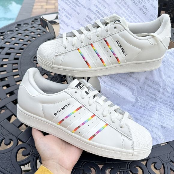 adidas Other - Adidas Superstar x Rich Mnisi Low Pride Men's Athletic Shoes ID7493